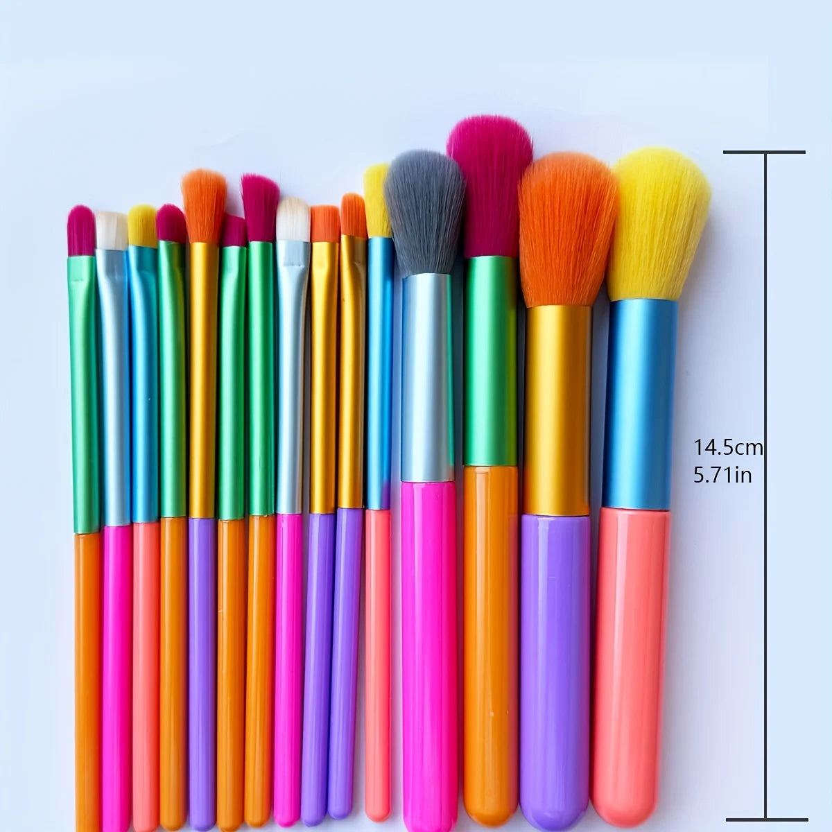 Makeup Brushes 15Pcs Colourful
